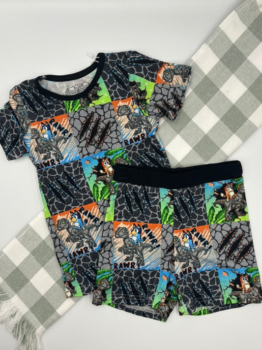 Bluey Dino 2pcs summer sets | 6-12M