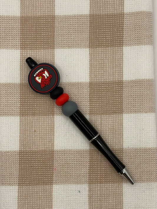 Beaded Pen | NRL | Roosters