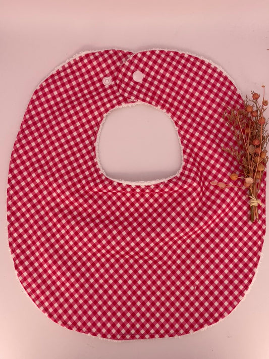 Baby Bib | Red Gingham