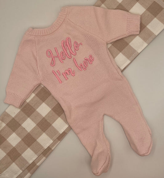 Hello I'm Here | Light Pink