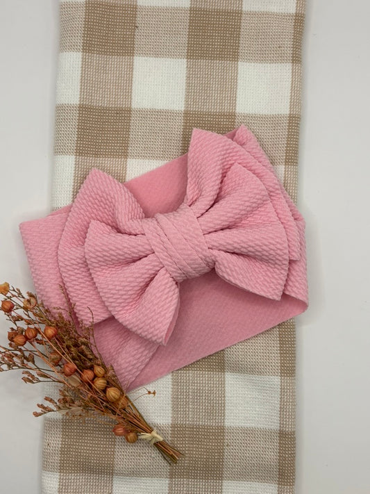 Baby | Hair Bow | Jumbo Pink