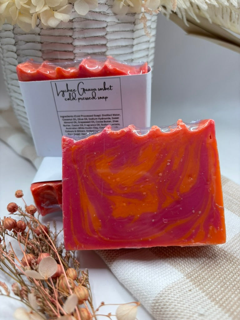 Lychee Guava Sorbet | Cold pressed soap