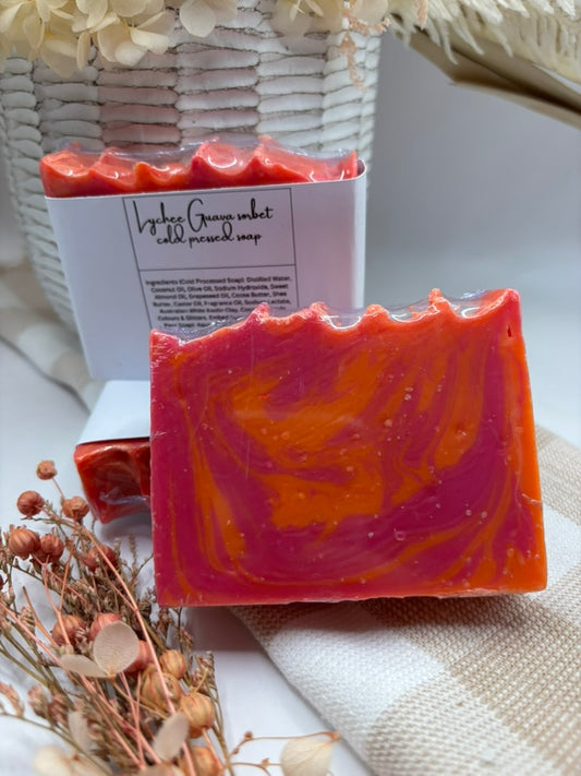 Lychee Guava Sorbet | Cold pressed soap
