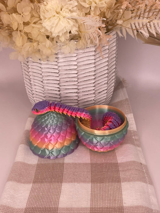 3D Printed |Snake Inside Egg | Candy