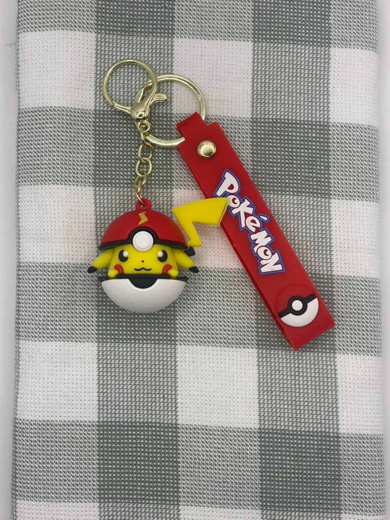 3D Keychain | Pokemon Ball Pikachu