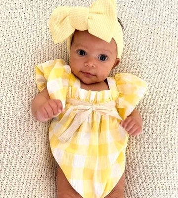 Macie Yellow Romper
