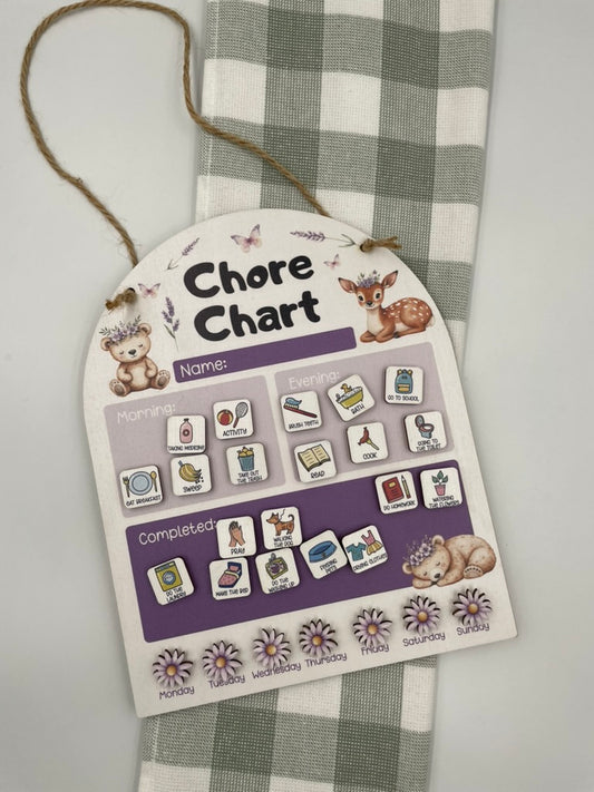 Chore Chart Purple