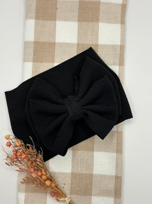 Baby | Hair Bow | Jumbo Black
