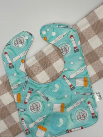 Baby Bib IVF Blue