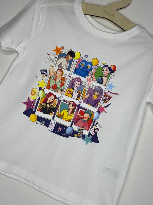 Kpop Shirt | 5 Poloroid