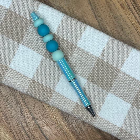 Beaded Pen | Blue