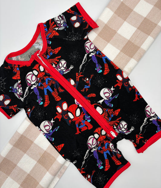 Organic Bamboo Shorties | Spidy
