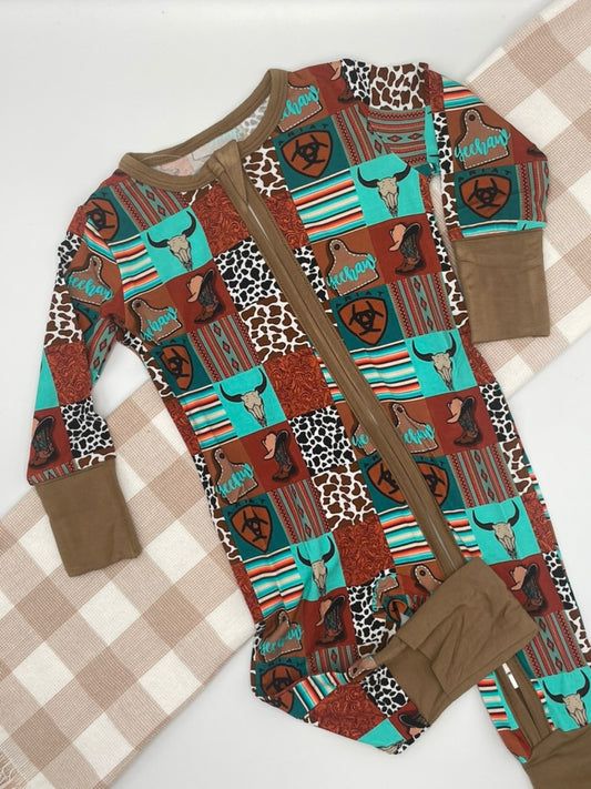 Yeehaw Organic Bamboo Growsuit