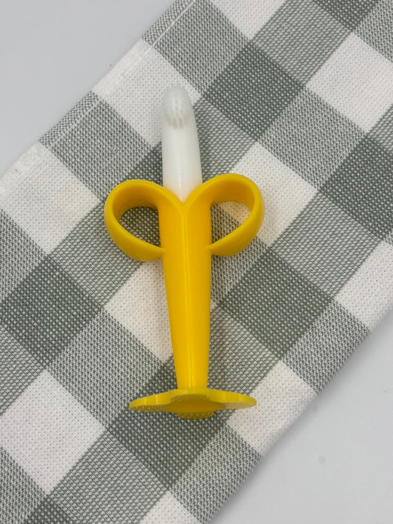 Yellow Banana Silicone Teether