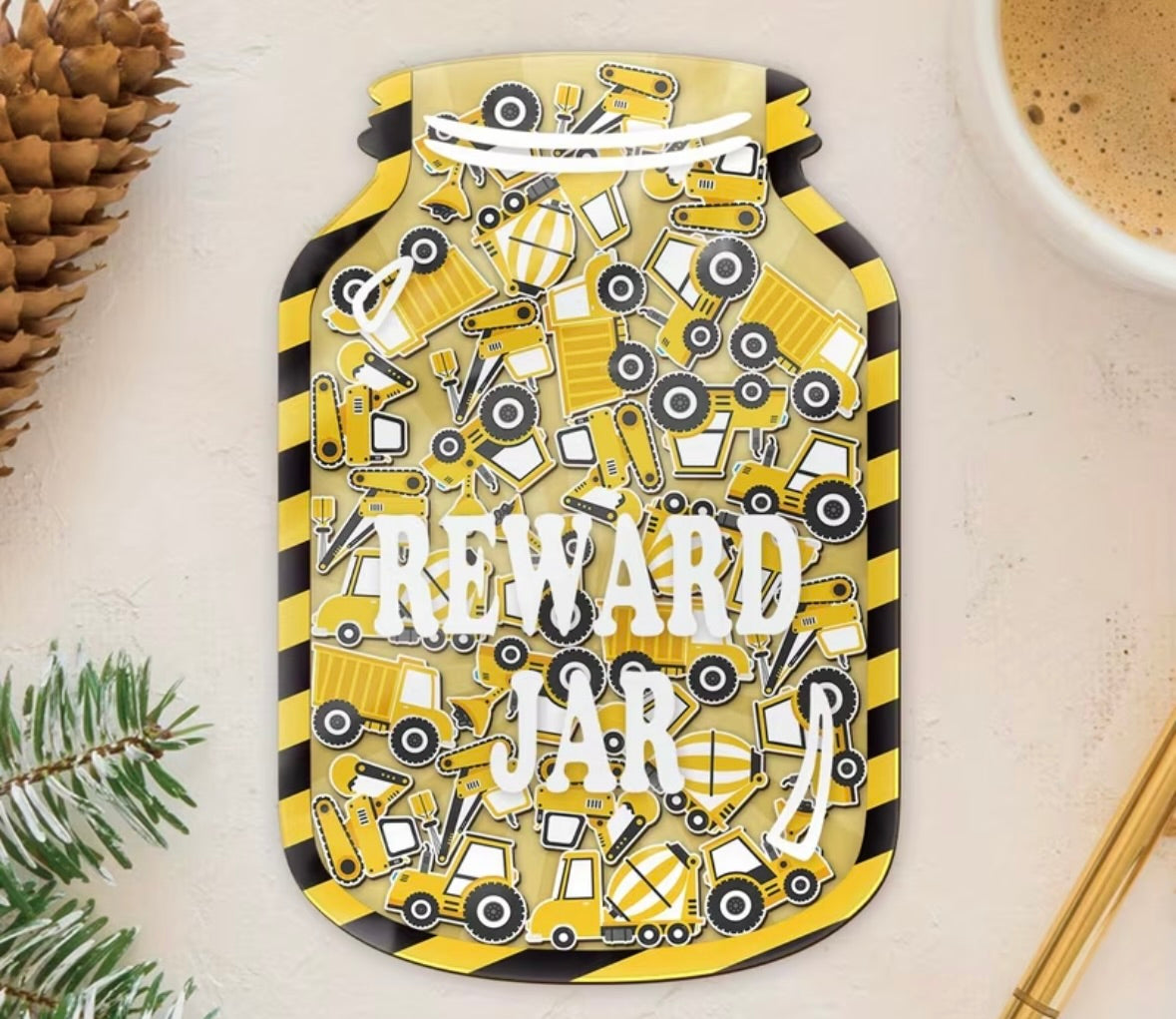 Construction Rewards Jar