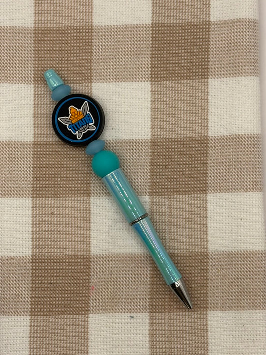 Beaded Pen | NRL | Titans