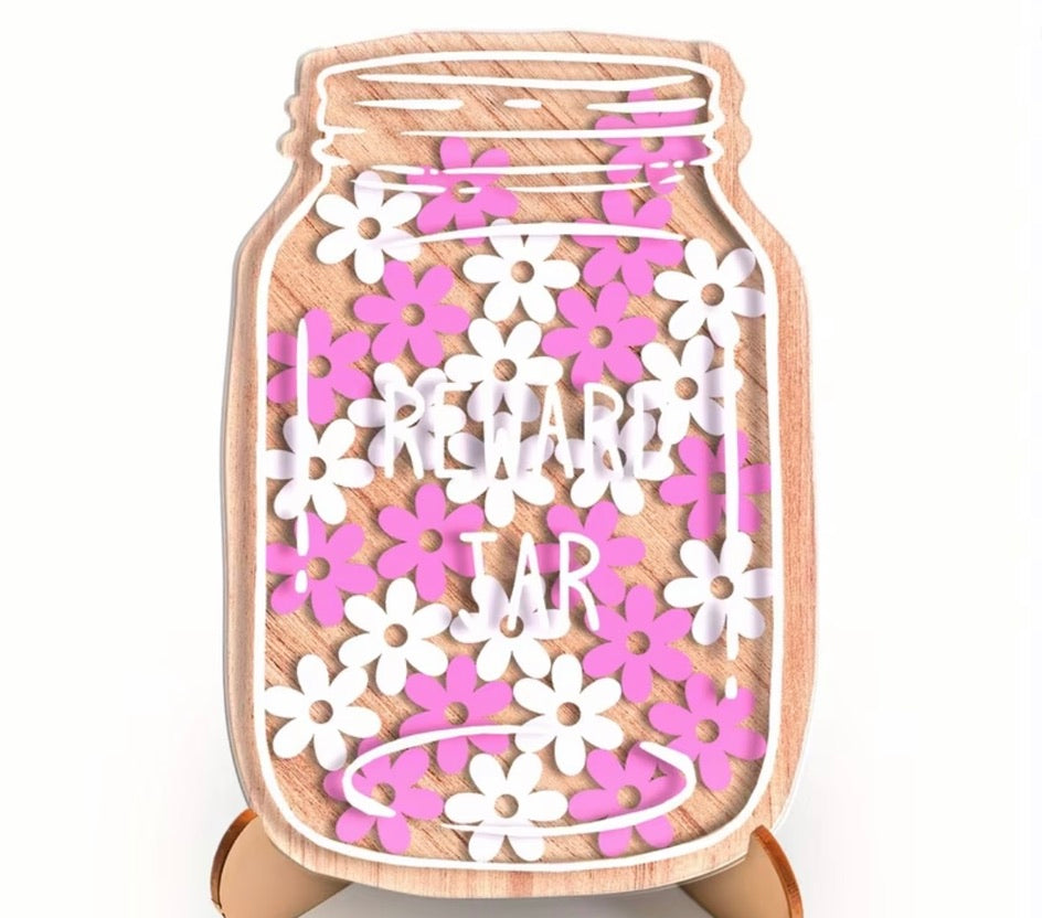 Flower Rewards Jar