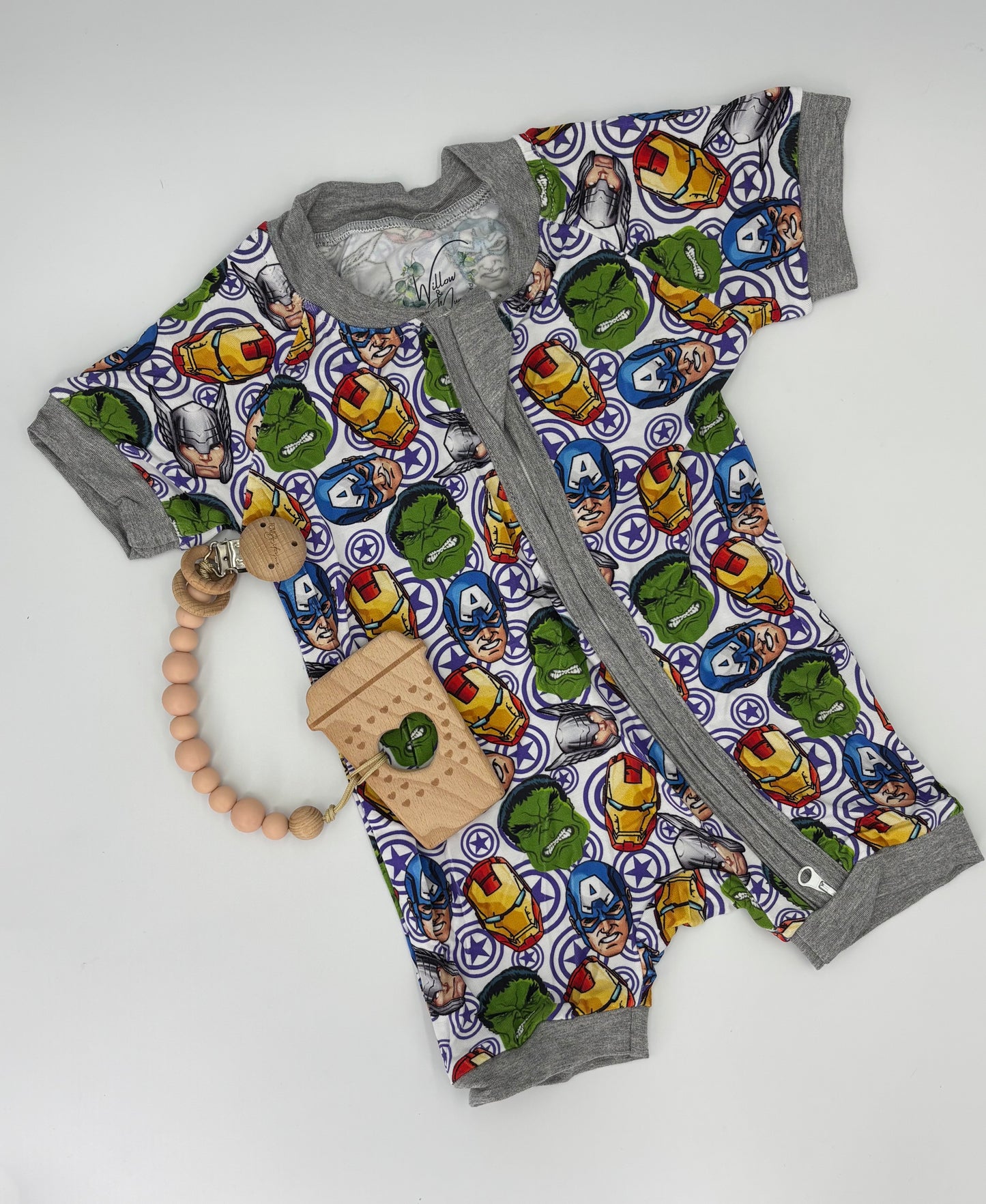 Bamboo Romper Avengers