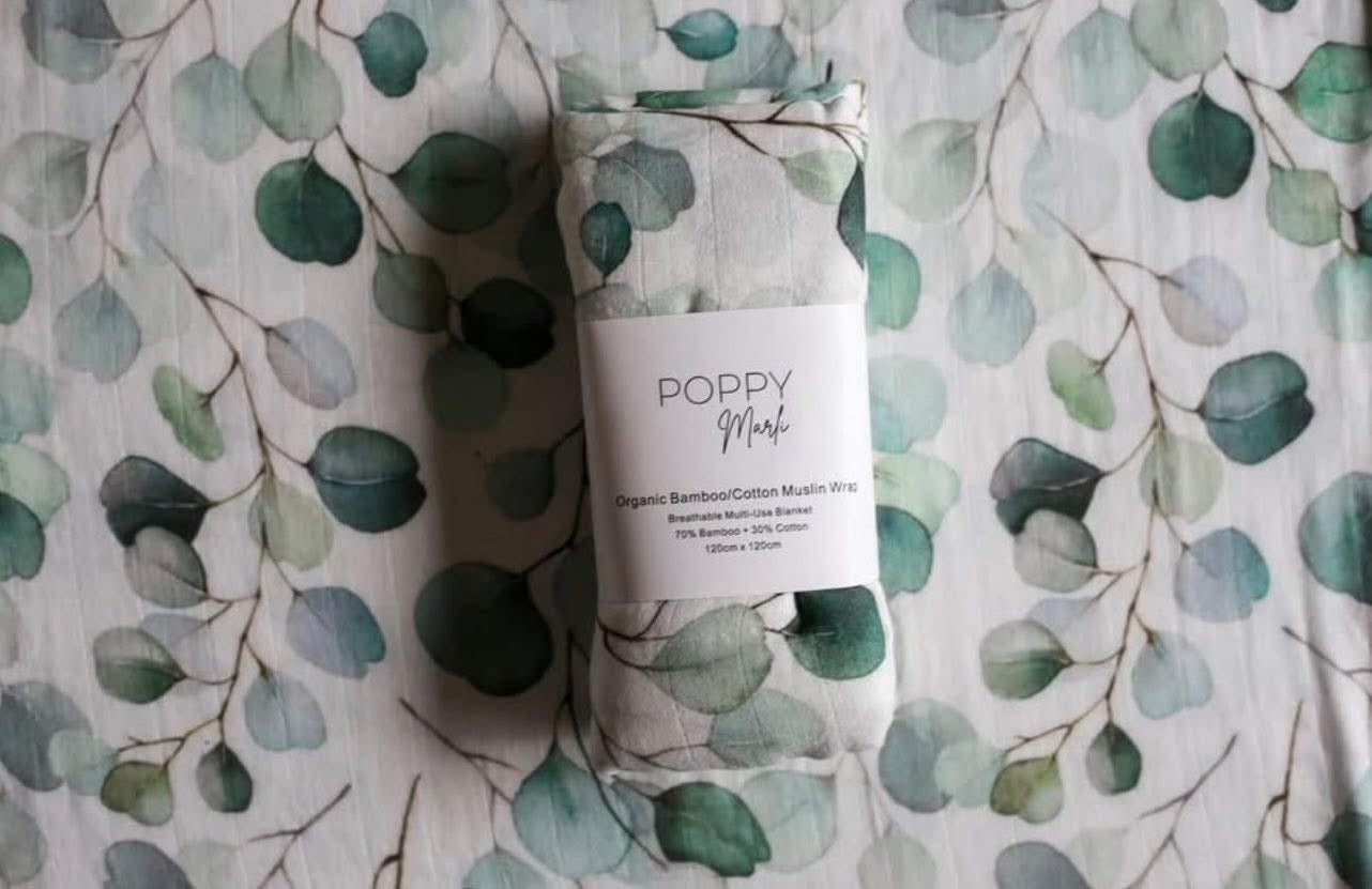 Muslin Wrap | Leaves