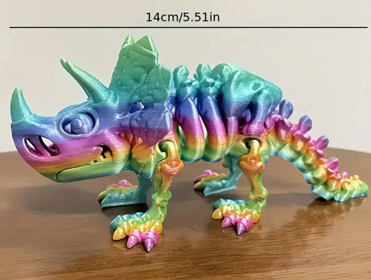 3D Printed | Dinosaur Triceratops