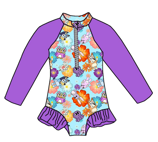 Bluey "Girls" Swimmers