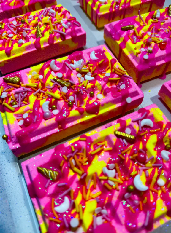 Mango Passionfruit Sorbet Waffle Bath Bomb