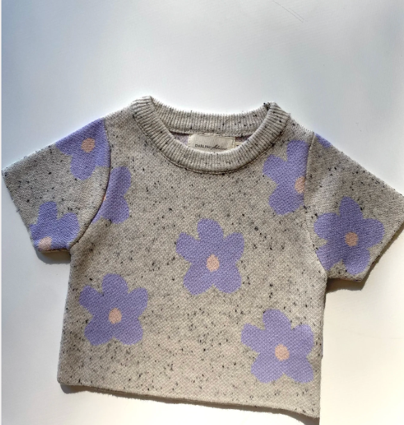 Knit Tee | Oreo Fleck