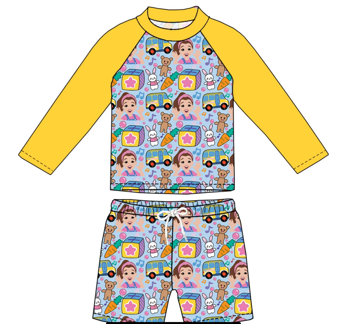 PRE ORDER Swimmers Ms Rachel Yellow