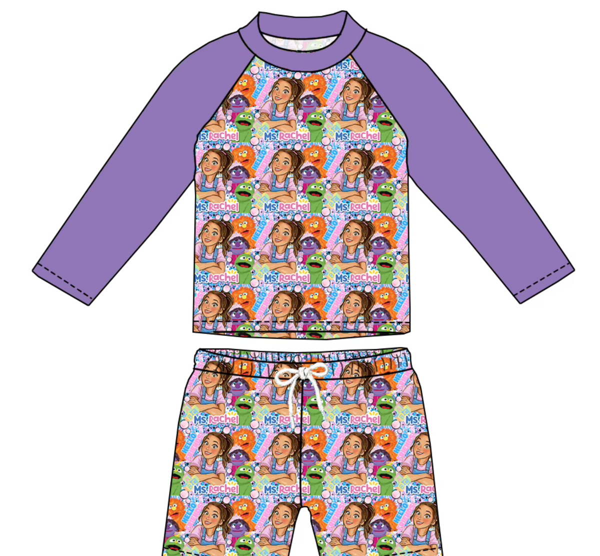 PRE ORDER Swimmers Ms Rachel Purple