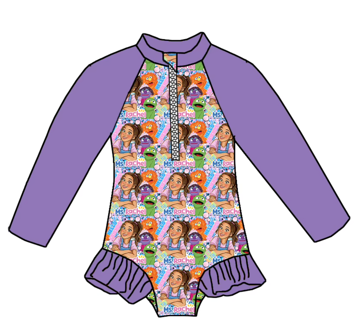 PRE ORDER Swimmers Ms Rachel Purple