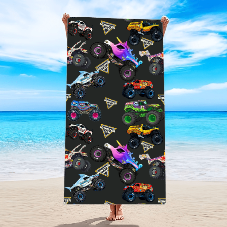 Microfiber Quick-Dry Towel | Monster Jam