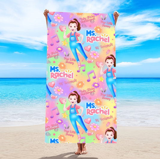 Microfiber Quick-Dry Towel | Ms Rachel Rainbow