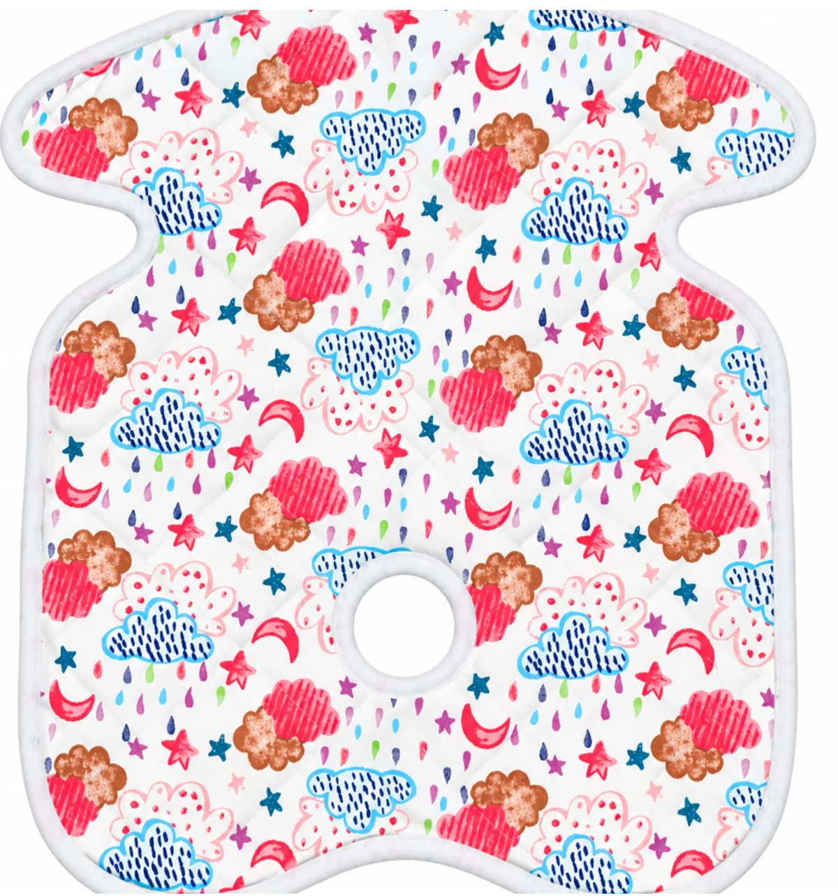 Spewy™ Car Seat Protector | Rainclouds
