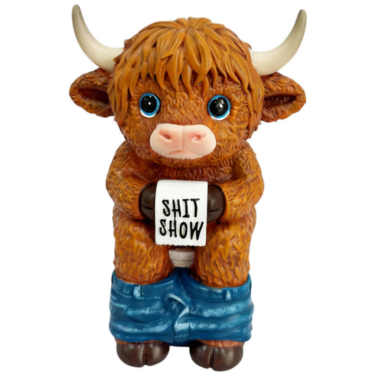 Cow on Toilet