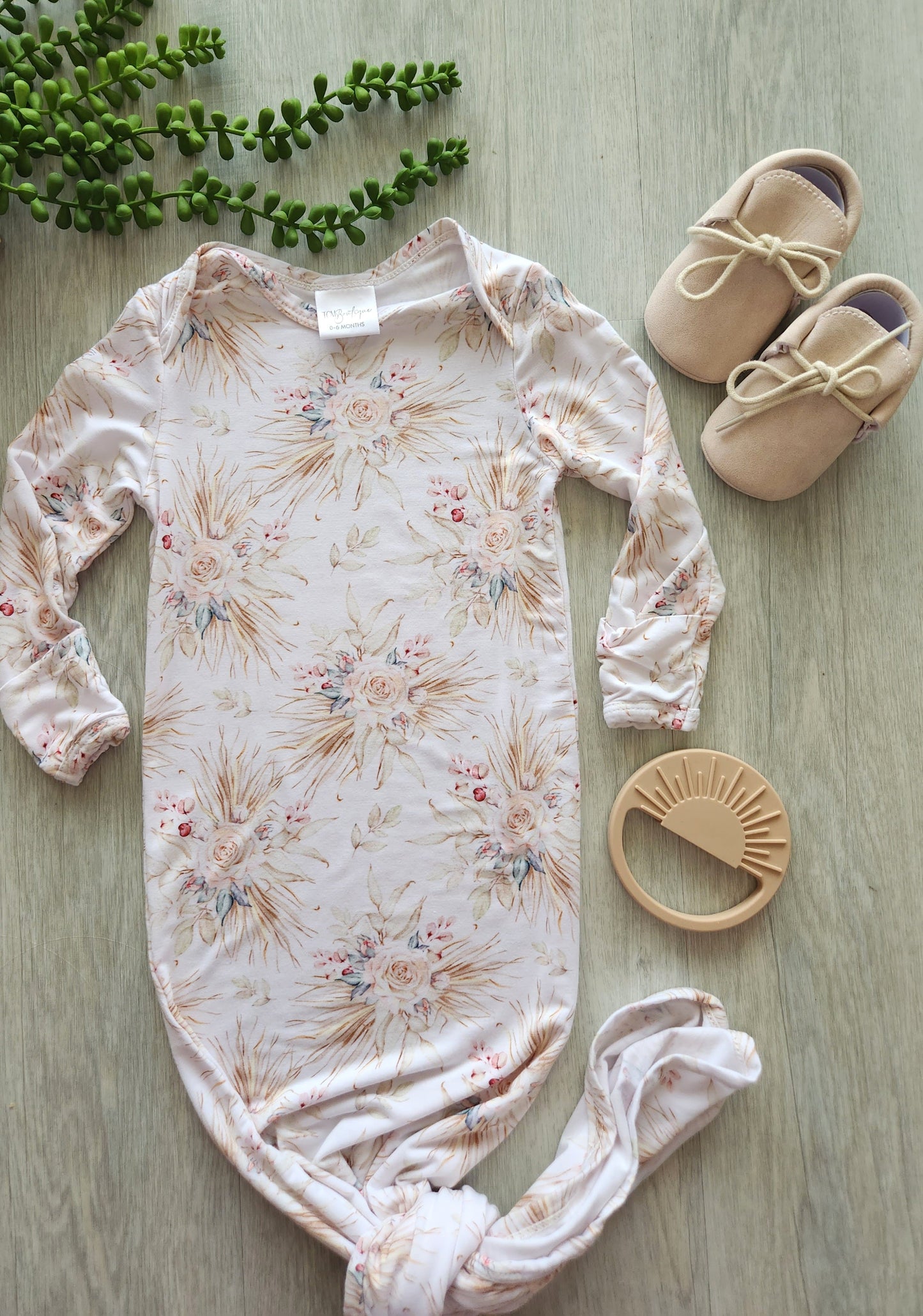 Organic Wild Flower Swaddle Suit | Baby