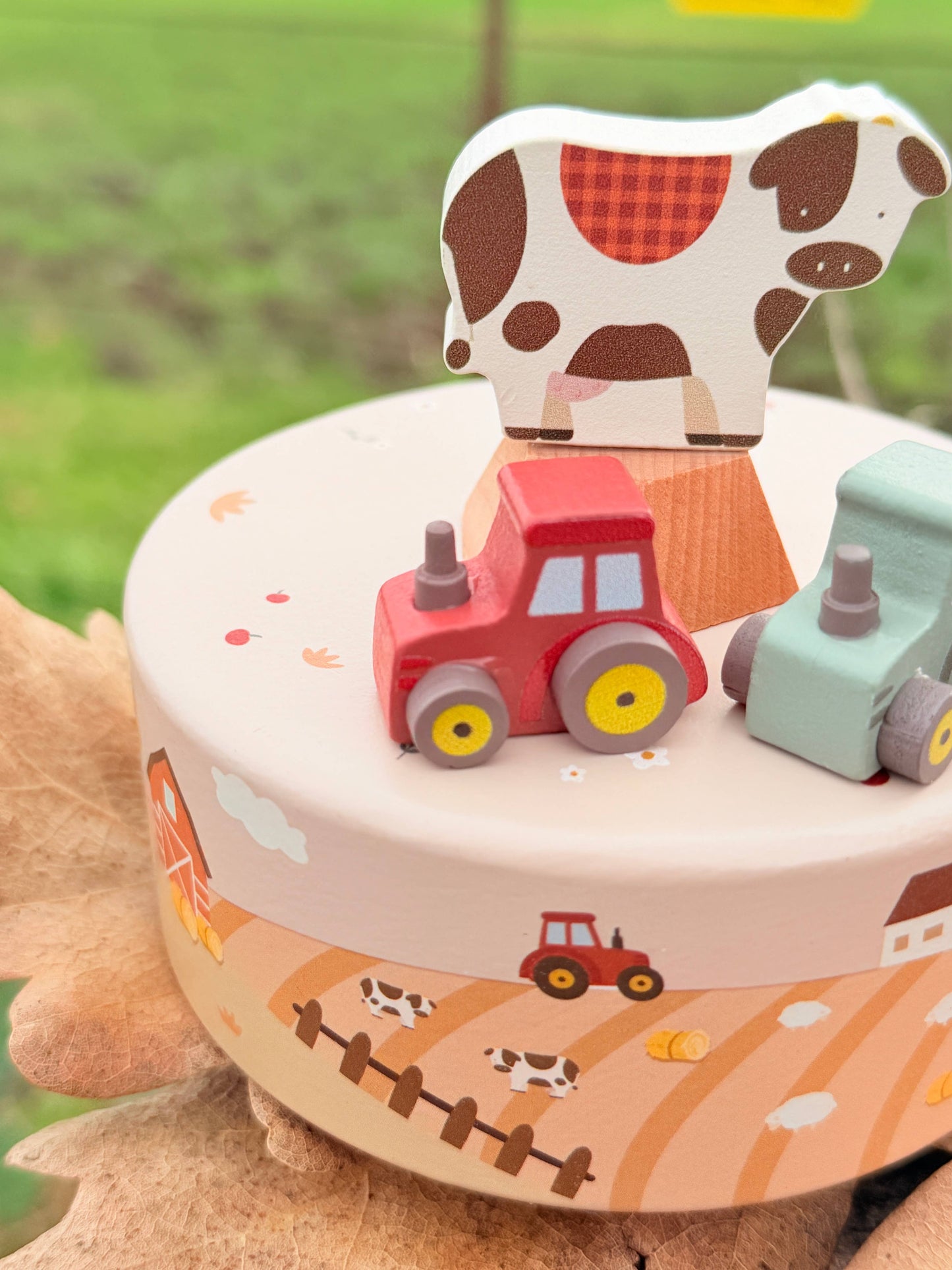 Onya Kids Farm Music Box with 2 Tractors