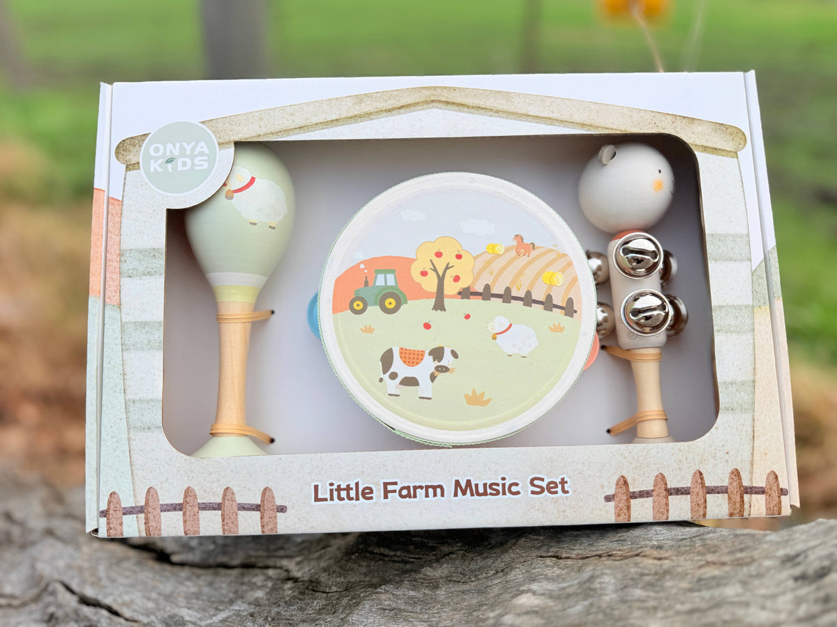 Onya Kids 3pcs Farm Music Set-Autumn (Sheep)