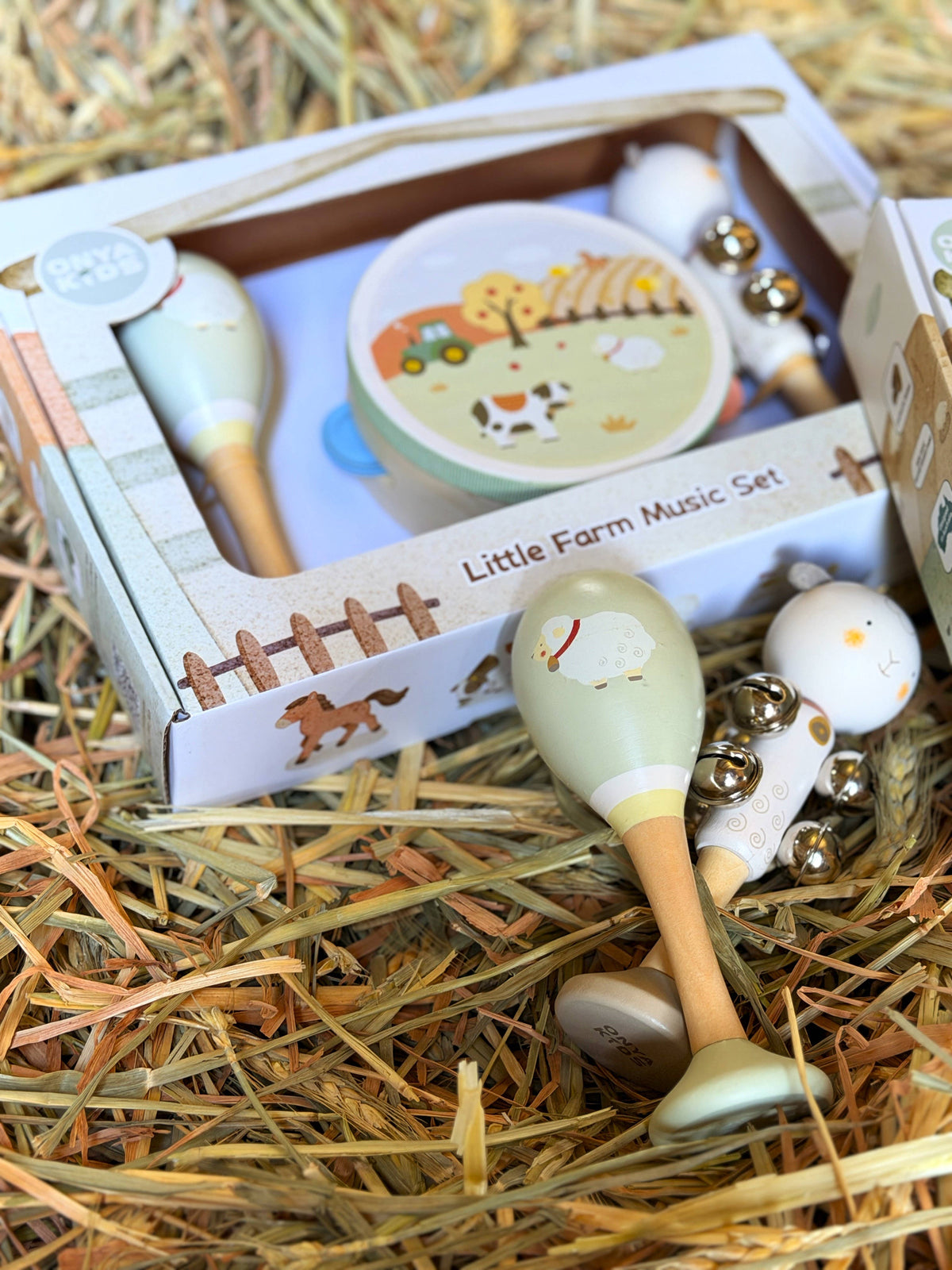 Onya Kids 3pcs Farm Music Set-Autumn (Sheep)