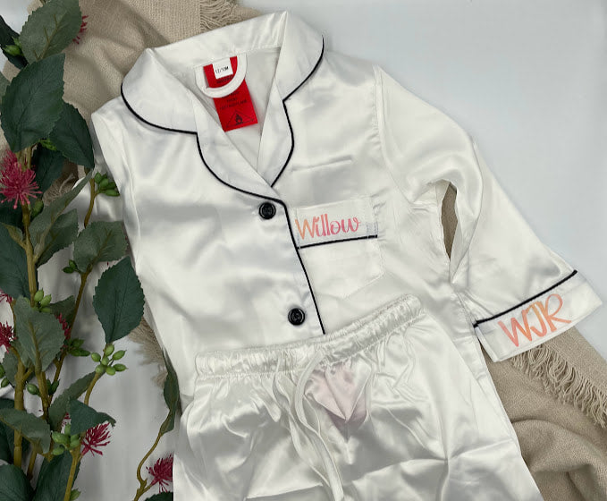 Baby Satin Personalised Pjs