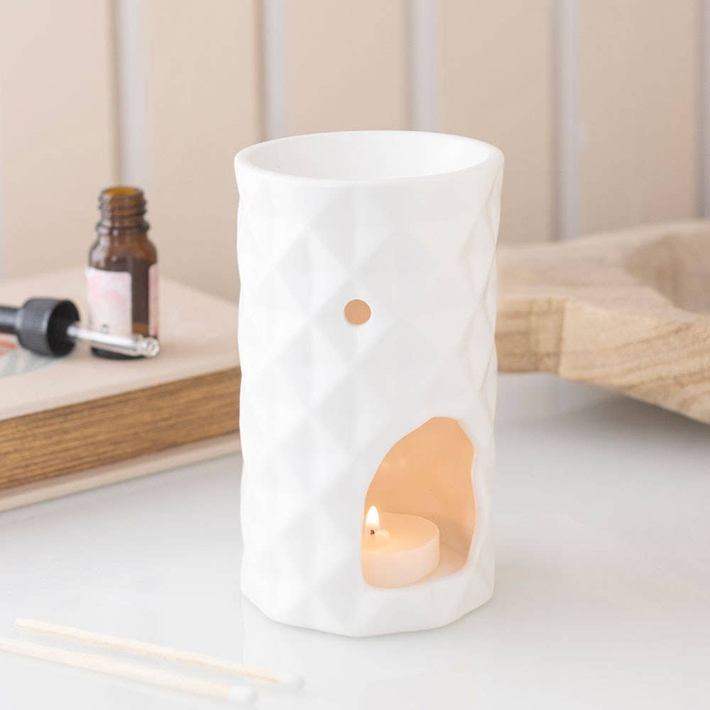 Geometric Faceted Oil Burner