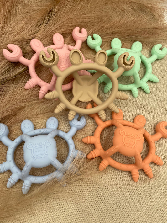 Silicone Crab Teether