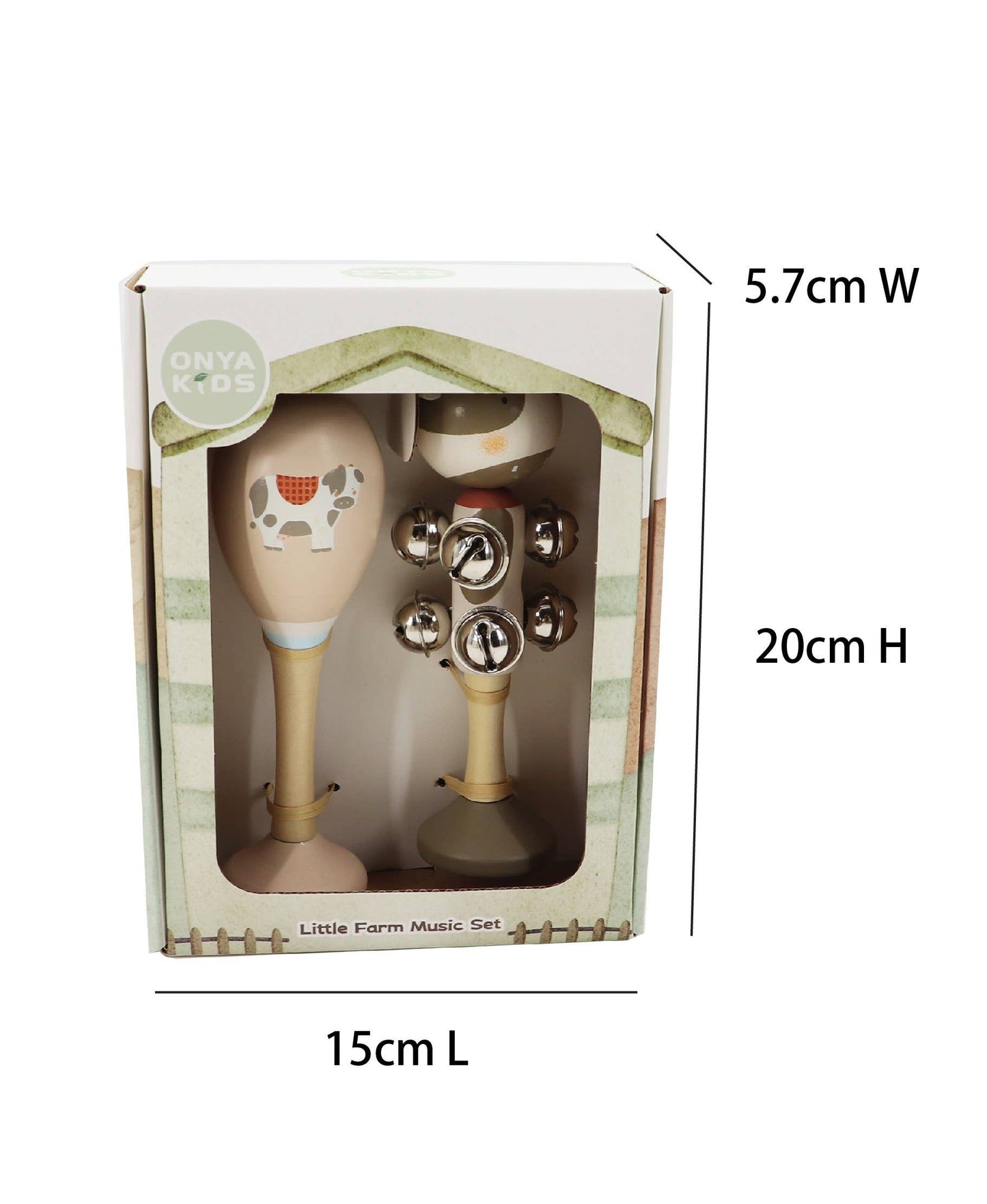 Onya Kids 2pcs Farm Music Set-Cow
