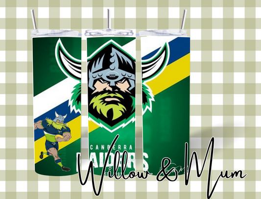 20oz Straight Tumbler | NRL | Raiders
