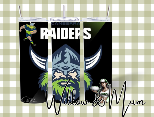 20oz Straight Tumbler | NRL | Raiders