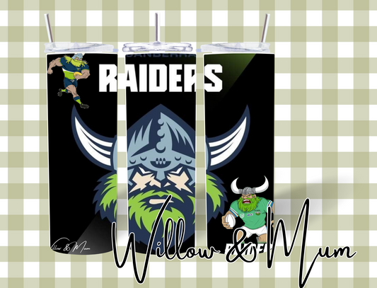 20oz Straight Tumbler | NRL | Raiders