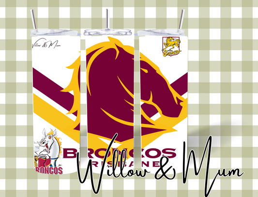 20oz Straight Tumbler | NRL | Broncos