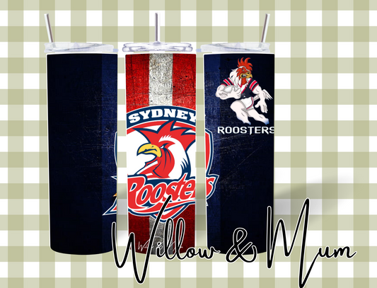 20oz Straight Tumbler | NRL | Roosters