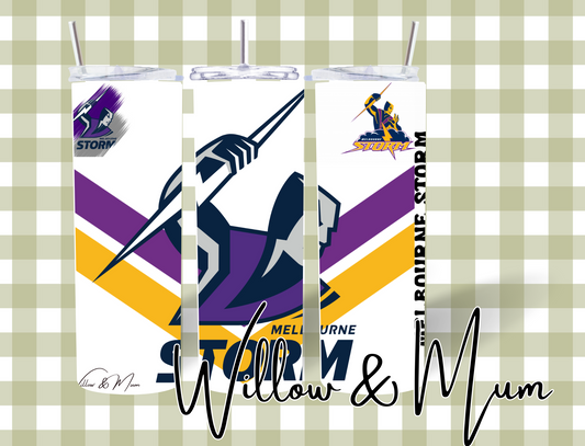 20oz Straight Tumbler | NRL | Storm