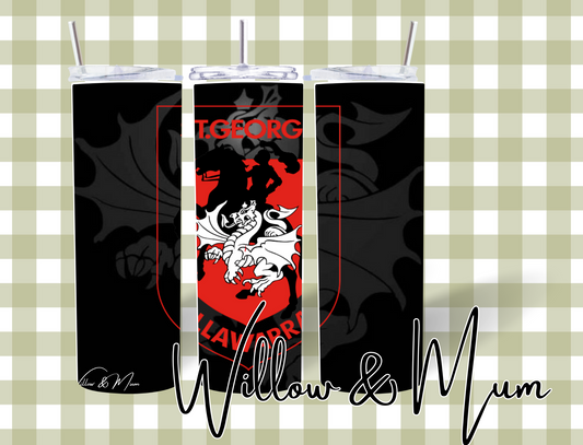 20oz Straight Tumbler | NRL | St. George