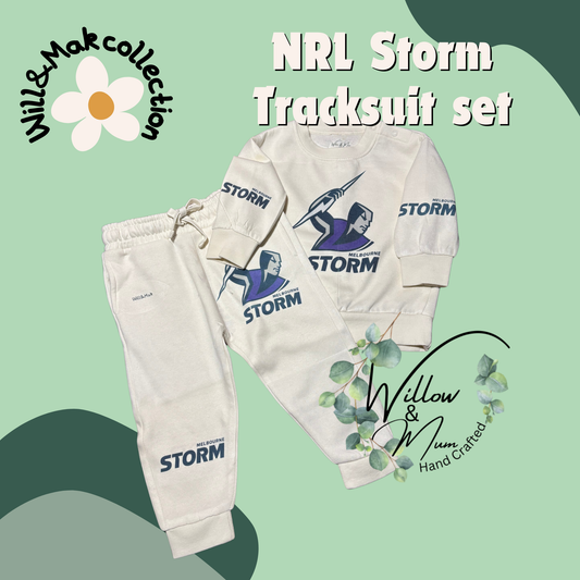 NRL Tracksuit | Storm | Will&Mak Collection